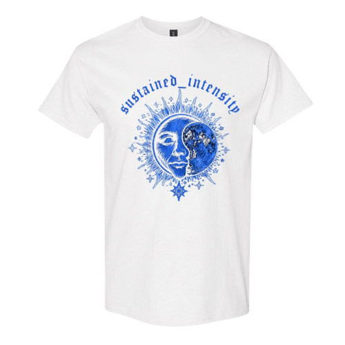 White and Royal Blue
